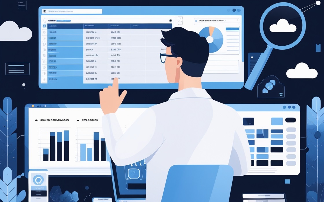 Dashboard de análisis de bases de datos Core Soft